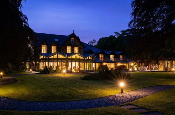 Rothay Garden Hotel at night